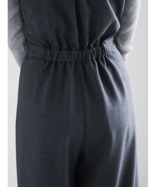 Te chichi ツイーディーダブルコンビネゾン チャコールグレー