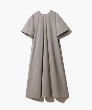 UNFILO 【洗える/軽量】FINE MOVE Aラインワンピース グレージュ