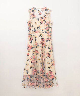 GRACE CONTINENTAL サマーフルーツ刺繍ワンピース キナリ