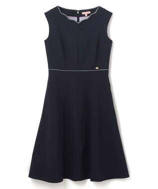 TOCCA 【大人百花掲載】【洗える！】AFTERNOON ドレス ネイビー系