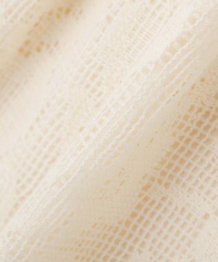 earth music&ecology 総レースカーゴパンツ Ivory