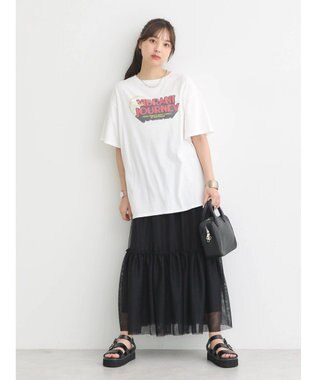 earth music&ecology ウ゛ィンテージライクツアーＴｅｅ Off White