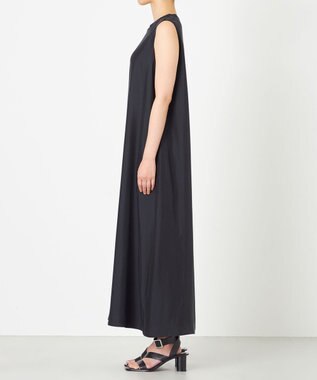 NAVE 【ReNAVE・セットアップ可/洗える/UVケア/接触冷感】フィブリルシャンブレーワンピース ブラック系