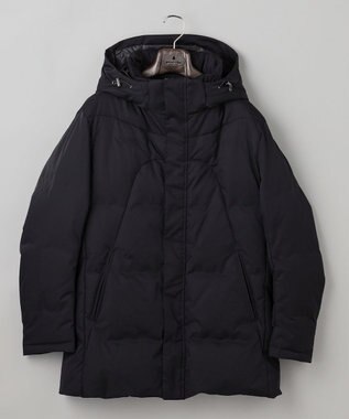 GOTAIRIKU WEB限定【仕事で着られる】ドレスダウンコート_ストレッチツイル_25年新作 ブラック系