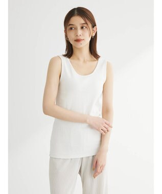 Green Parks BESTPRICE 2WAYリブタンクトップ Ecru