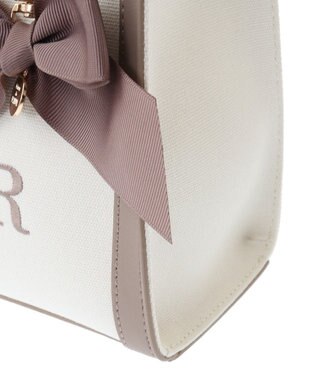 Maison de FLEUR EC限定ロゴ刺繍キャンバス2Wayバッグ Brown