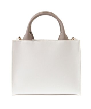 Maison de FLEUR EC限定ロゴ刺繍キャンバス2Wayバッグ Brown