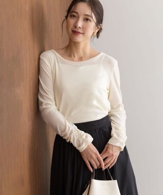 チュールフロッキー カットソー