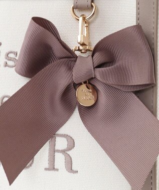 Maison de FLEUR EC限定ロゴ刺繍キャンバス2Wayバッグ Brown