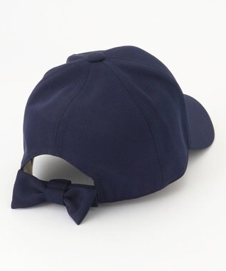 23区GOLF 【WOMEN】取り外し可能なリボンで印象をチェンジ！アタッチリボンキャップ ネイビー系