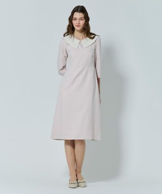 TOCCA 【八木アリサさん着用】【00サイズあり・消臭】FLYING SAUCER 七分丈ドレス ピンク系