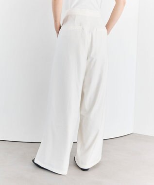 #Newans 【洗濯機可/しわになりにくい】ベリーワイドパンツ オフ