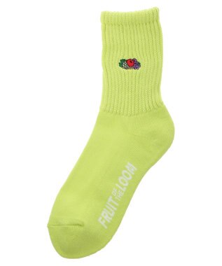 Green Parks ■ＦＲＵＩＴ　ＯＦ　ＴＨＥ　ＬＯＯＭ　刺繍３ＰソックスＢ Mix