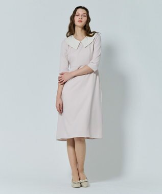 TOCCA 【八木アリサさん着用】【00サイズあり・消臭】FLYING SAUCER 七分丈ドレス ピンク系