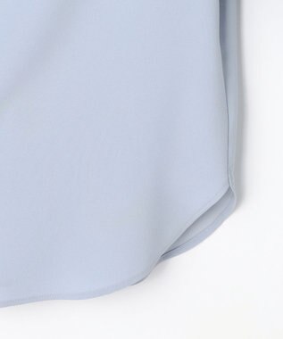 J.PRESS LADIES S ヌーディスバックサテン ブラウス サックス系