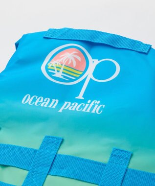 OP／FILA 【Ocean Pacific】グラデーションプリント柄ライフジャケット ブルー