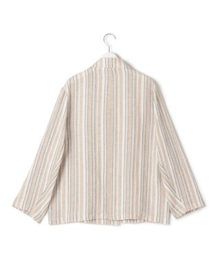 J.PRESS YORK STREET 【WOMEN】コットンリネン　ジャケット ベージュ系1