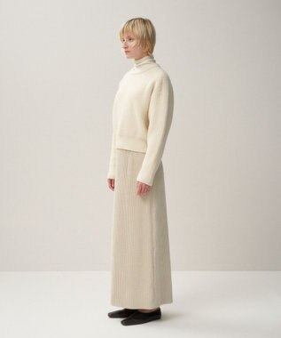 ATON WOOL CASHMERE SILK | クルーネックセーター OFF WHITE