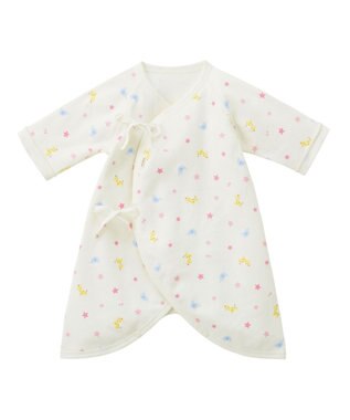 MIKI HOUSE HOT BISCUITS 【50-60cm】 スムースコンビ肌着