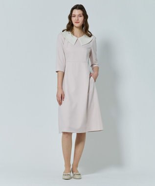 TOCCA 【八木アリサさん着用】【00サイズあり・消臭】FLYING SAUCER 七分丈ドレス ピンク系