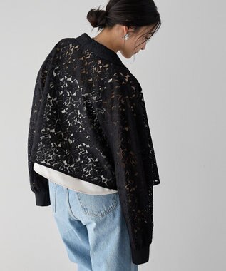 YECCA VECCA [2SET]キャミレイヤードレースシャツ Black