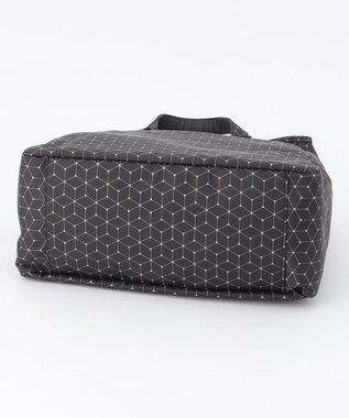 Y'SACCS キュービック×ポイントドット　2WAYトート＆ショルダー　Mサイズ ブラック