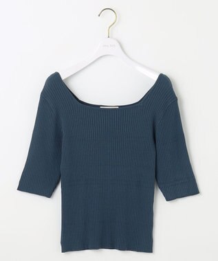 ANY SIS 【2SET】リボンカーデツイン ニット ダークブルー