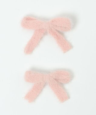 WEGO L2Pシャギーリボンクリップ ライトピンク