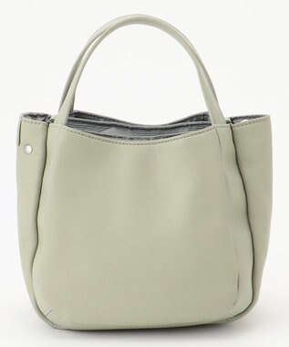 Y'SACCS イタリアンシープ 2wayラウンドトート ライトグリーン