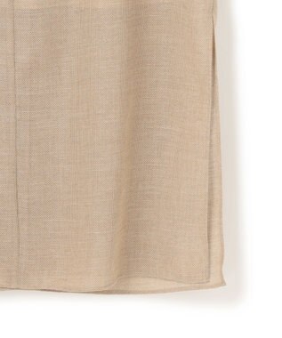 BEIGE， 【洗える・吸水速乾・防シワ・eclat 7・8月号掲載】LIATRIS / オフタートルノースリーブワンピース Flax