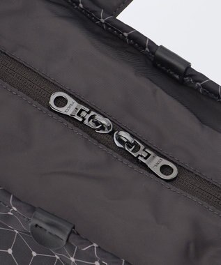 Y'SACCS キュービック×ポイントドット　2WAYトート＆ショルダー　Mサイズ ブラック