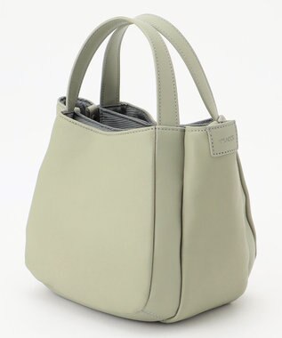 Y'SACCS イタリアンシープ 2wayラウンドトート ライトグリーン