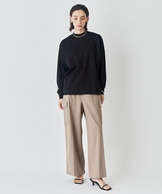 UNFILO MENS 【男女兼用】スマート ストレッチ ロンTEE [24年商品] 黒