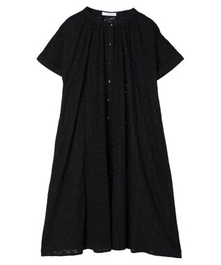 Green Parks Ｉ　パッチワーク刺繍チュニック Black