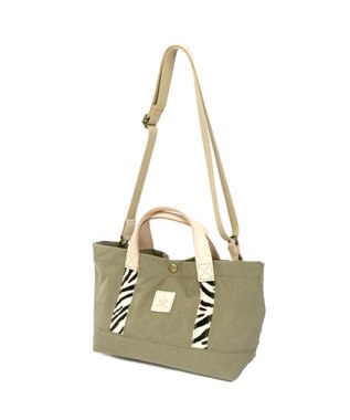 Regalo Felice 【軽量 / 秋冬にオススメ / 2way】トート小 / REGALO GYZ(グレー×ゼブラ)