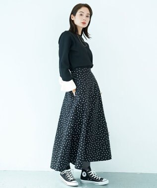 Very Store掲載 組曲 Setsuko Sagittaire モノトーンドットプリント フレアースカート Kl35 組曲 L ファッション通販 公式通販 オンワード クローゼット Very Store掲載 組曲 Setsuko Sagittaire モノトーンドットプリント フレアースカート Kl35 組曲 L ファッション通販 公式通販 オンワード クローゼット