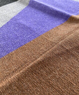 POLS ウールジャカードストール グリーン