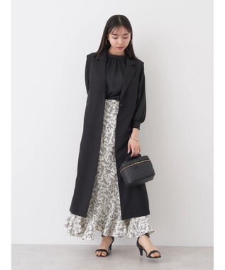 earth music&ecology ロングジレ Black