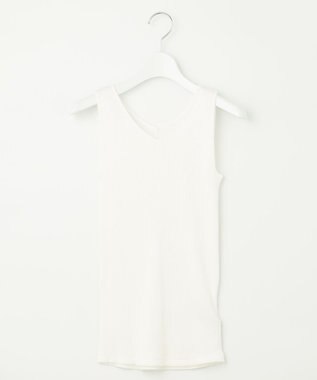 自由区 L 【洗える】リブタンクトップ