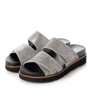  <D'ICI>フットベッドハラコスポーツサンダル