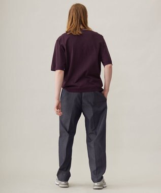 UNFILO MENS FINE MOVE クルーネック ニット [24年春夏商品] ボルドー