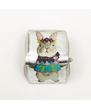 UNBILLION ペルケ×naconico コラボ /アニマル・ジャバラカードウォレット シー