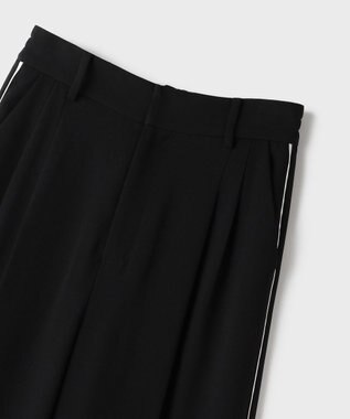 GRACE CONTINENTAL トリアセタックワイドパンツ ブラック