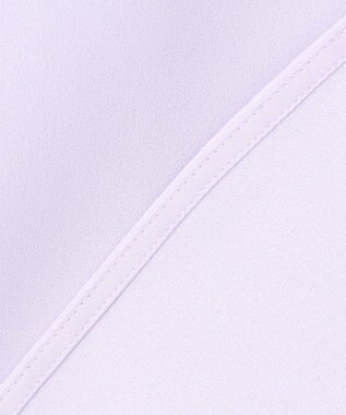 BEIGE， 【洗える】STOW / パフスリーブボウタイブラウス Lilac