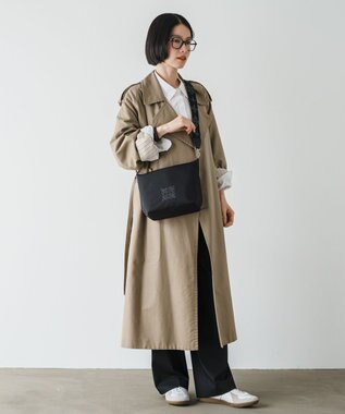 russet ＜320g/撥水性あり＞コーデュラナイロン2wayシンプルショルダーバッグ(CE-1536) Black