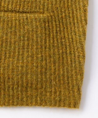 UNFILO MENS 【男女兼用】へアリー ニットカーディガン イエロー