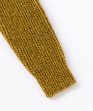 UNFILO MENS 【男女兼用】へアリー ニットカーディガン イエロー