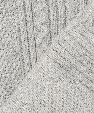 23区GOLF 【WOMEN】【洗える】コットンブレンド ニットベスト ライトグレー系