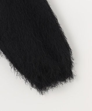 ANY SIS S 【洗える】カットジャカード 羽織 ブラック