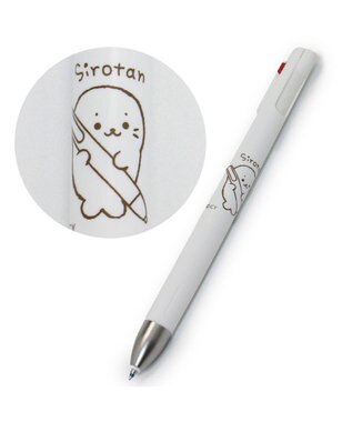 Mother garden しろたん ブレン３Ｃ 3色ボールペン 0.5mm 《しろたん》 単品 しろたん